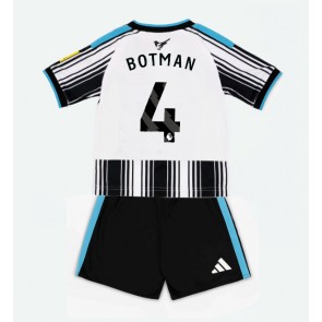 Newcastle United Sven Botman #4 Hjemmebanetrøje Børn 2026-27 Kortærmet (+ Korte bukser)